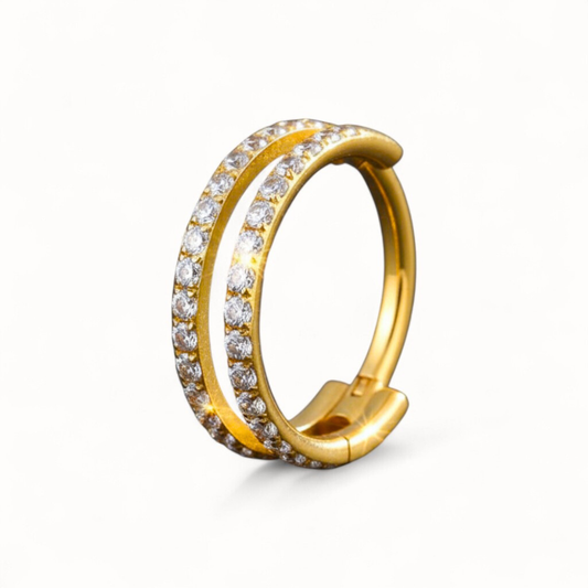 Piercing 2 Anneaux • Double Hoop Fin