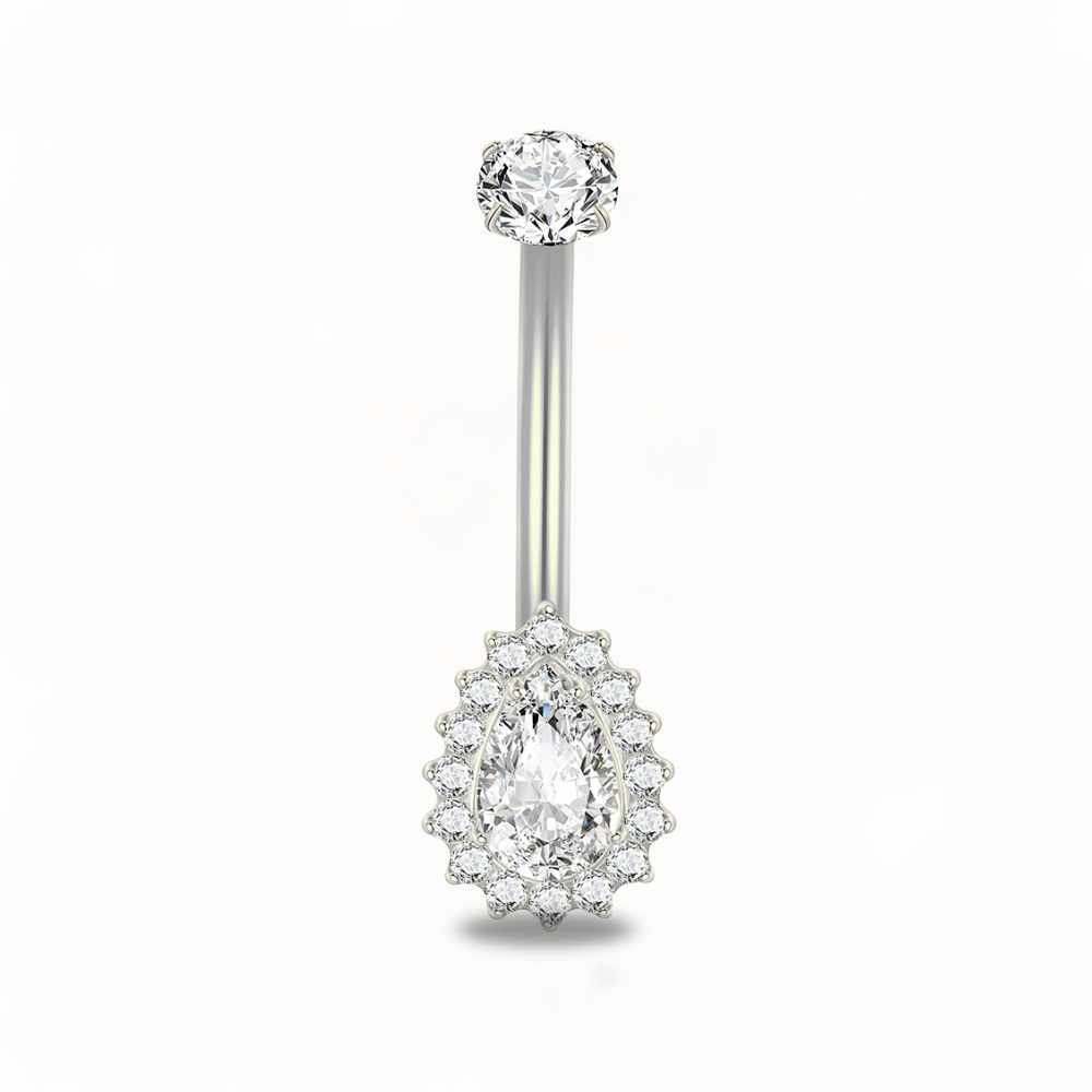 Piercing Nombril • Titane • Style Fin