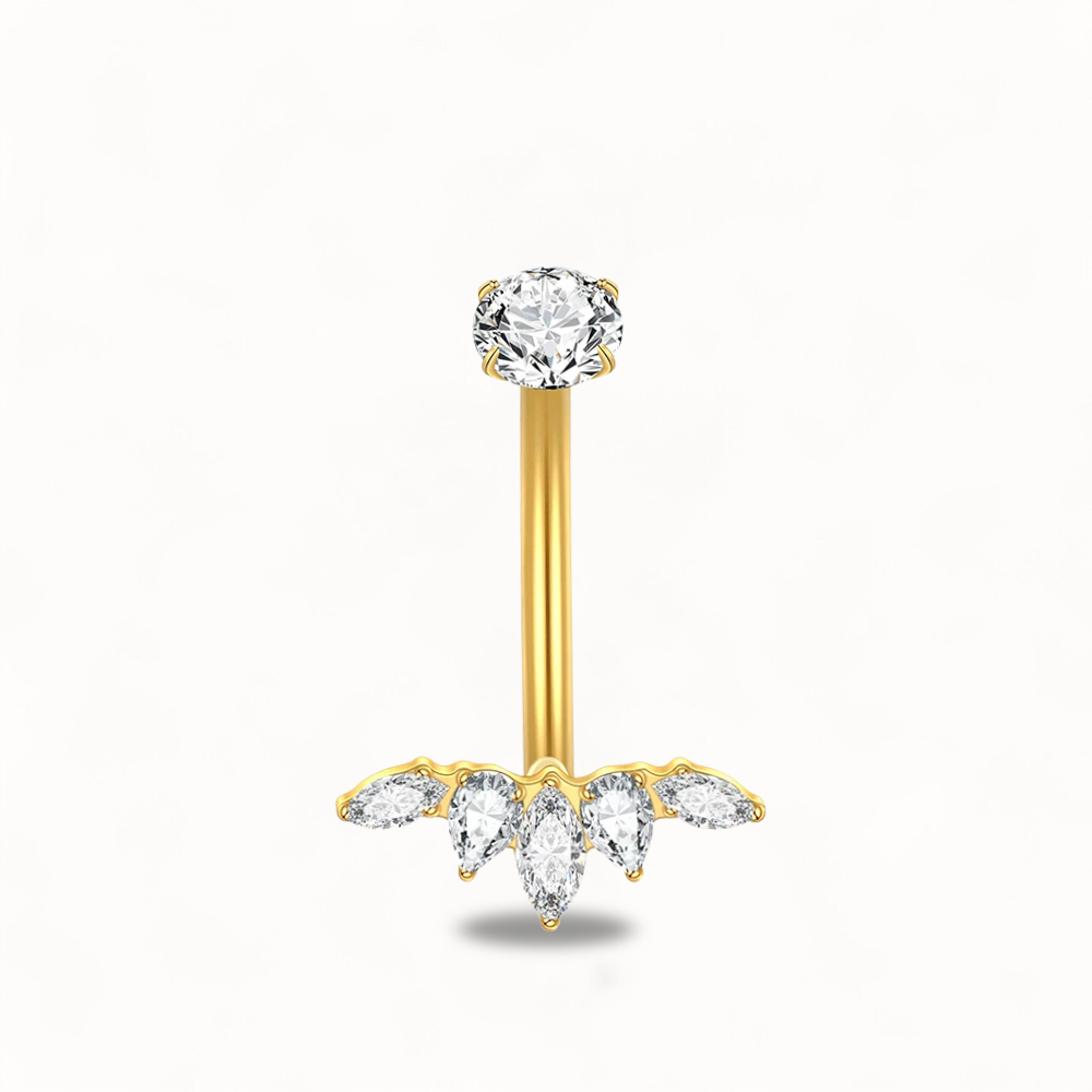 Piercing Nombril Titane • Design Élégant