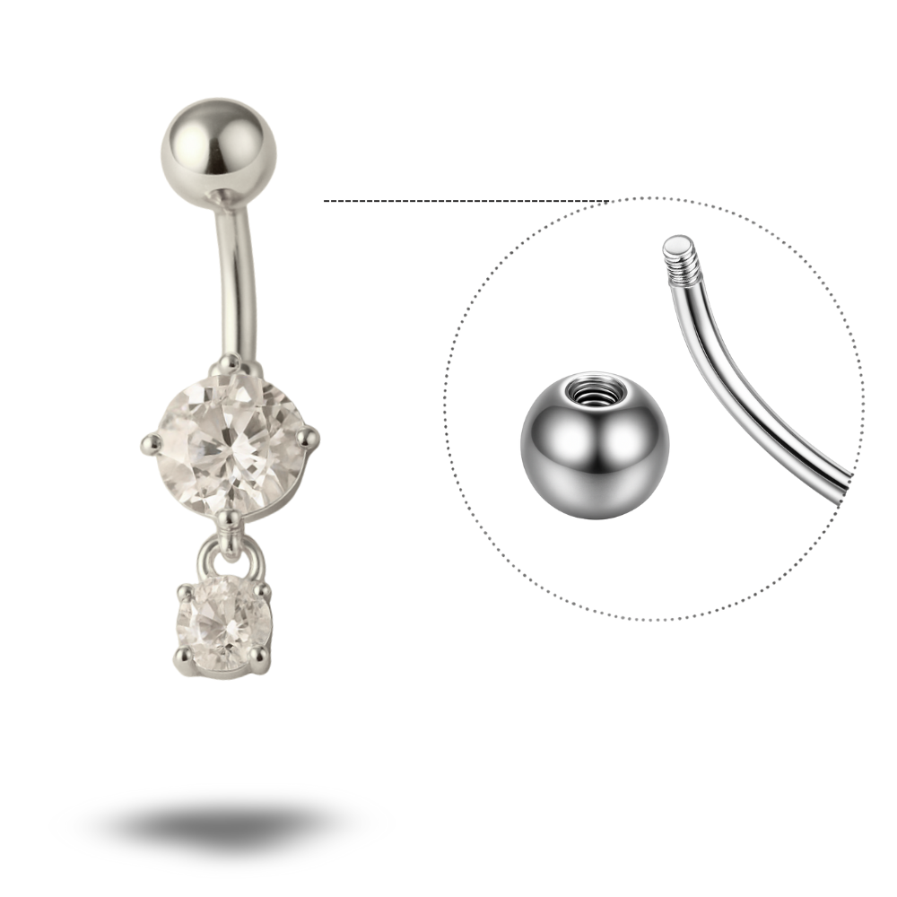 Piercing Nombril Pendante • Titane