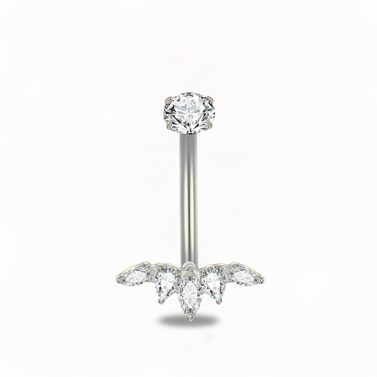 Piercing Nombril Titane • Design Élégant