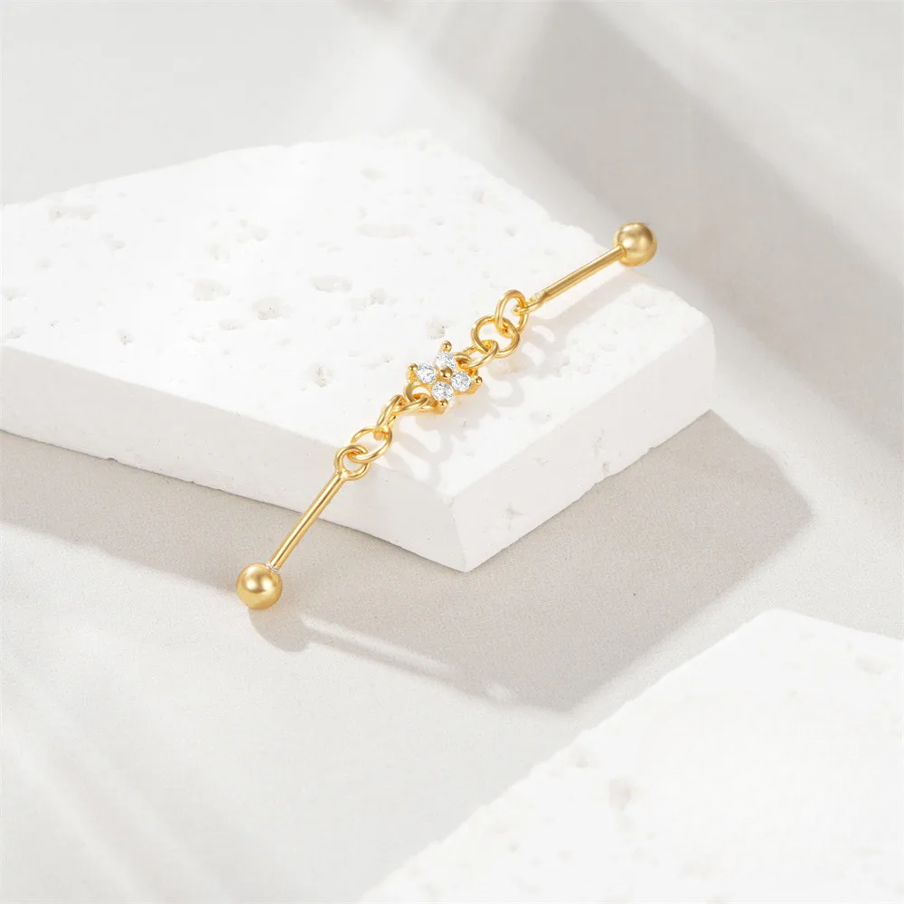 Industriel Chaîne Étoile • Titane Hypoallergénique