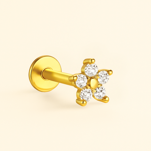 Puces d’Oreille Or 18K • Tragus Piercing