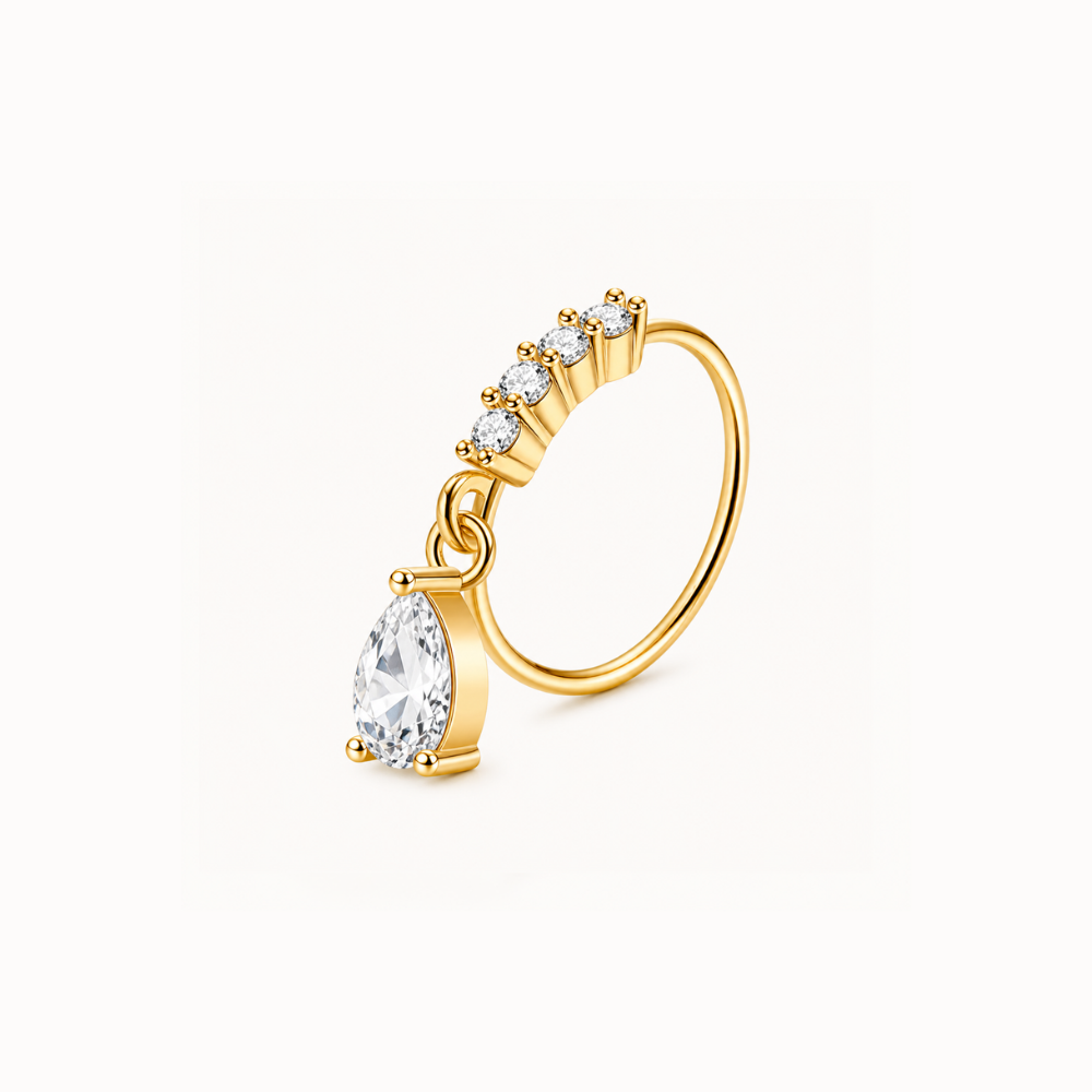 Piercing nez charm acier inoxydable