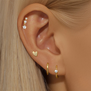 Set Piercings Or • Anneaux & Clous Oreille