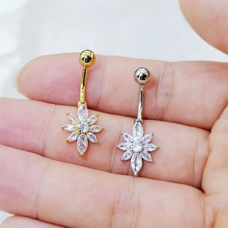 Piercing Nombril étoile • Titanium