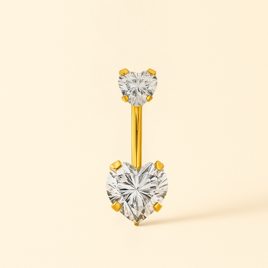 Piercing Nombril Cœur • Titane