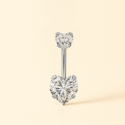 Piercing Nombril Cœur • Titane