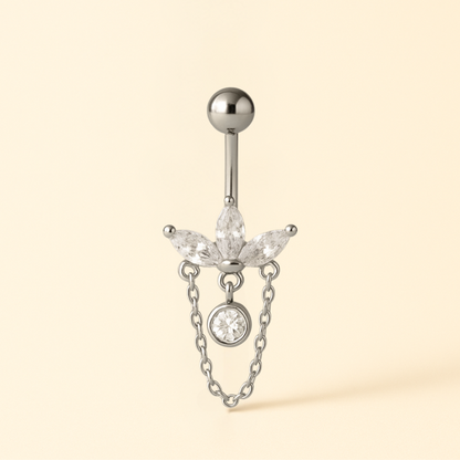 Piercing Nombril Fleur • Titane