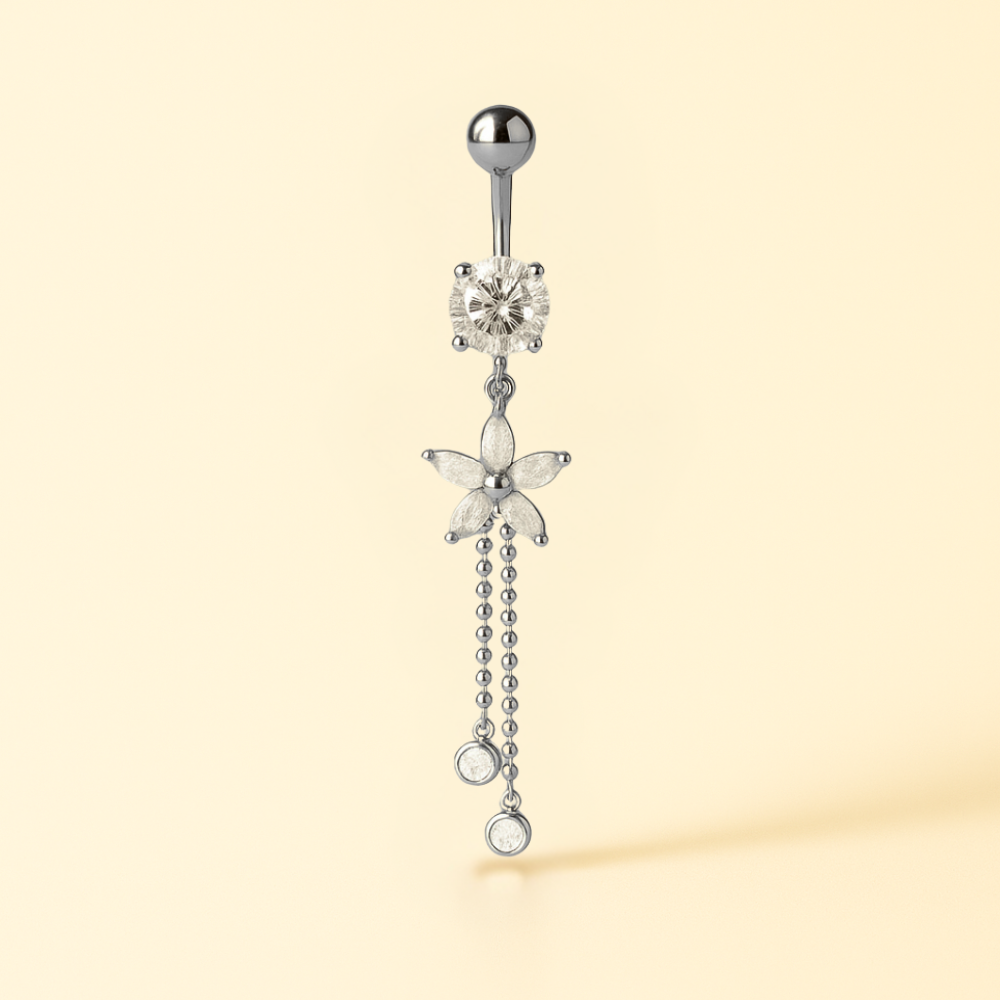 Piercing Nombril Chaîne • Titane