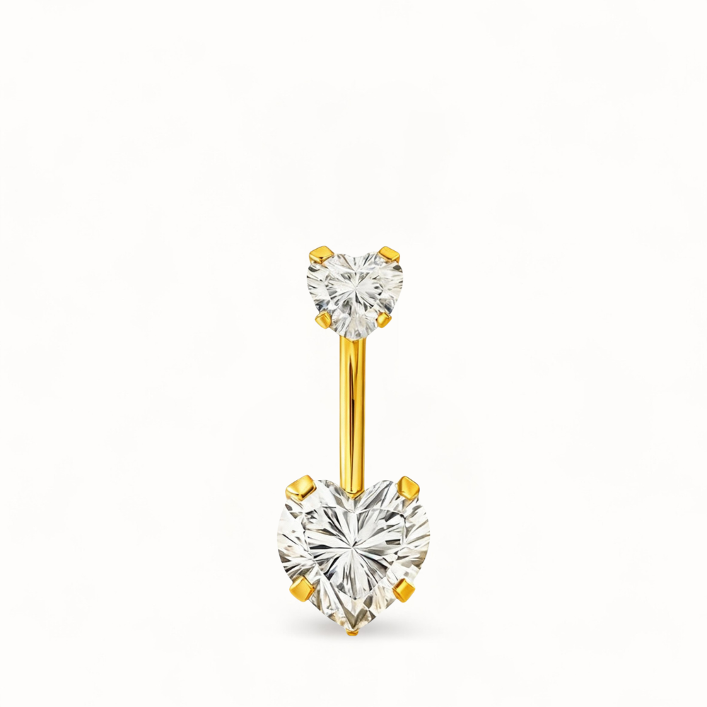 Piercing Nombril Cœur • Titane