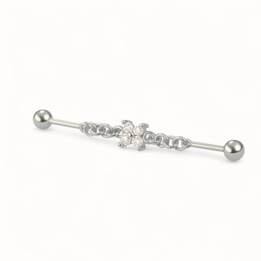 Industriel Chaîne Étoile • Titane Hypoallergénique