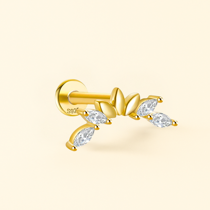 Piercing Barrette Or 18K • Hélix ou Lobe