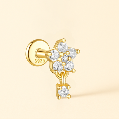 Puces d’Oreille Étoiles Or 18k • Helix, Rook