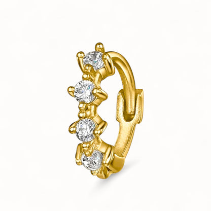 Anneau Conch Or 18K • Piercing oreille