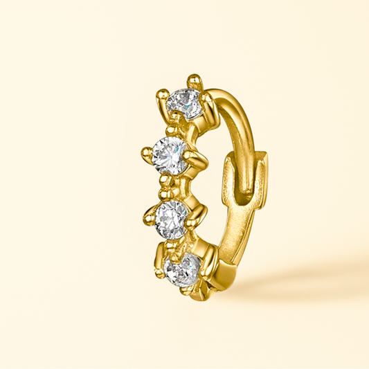 Anneau Conch Or 18K • Piercing oreille