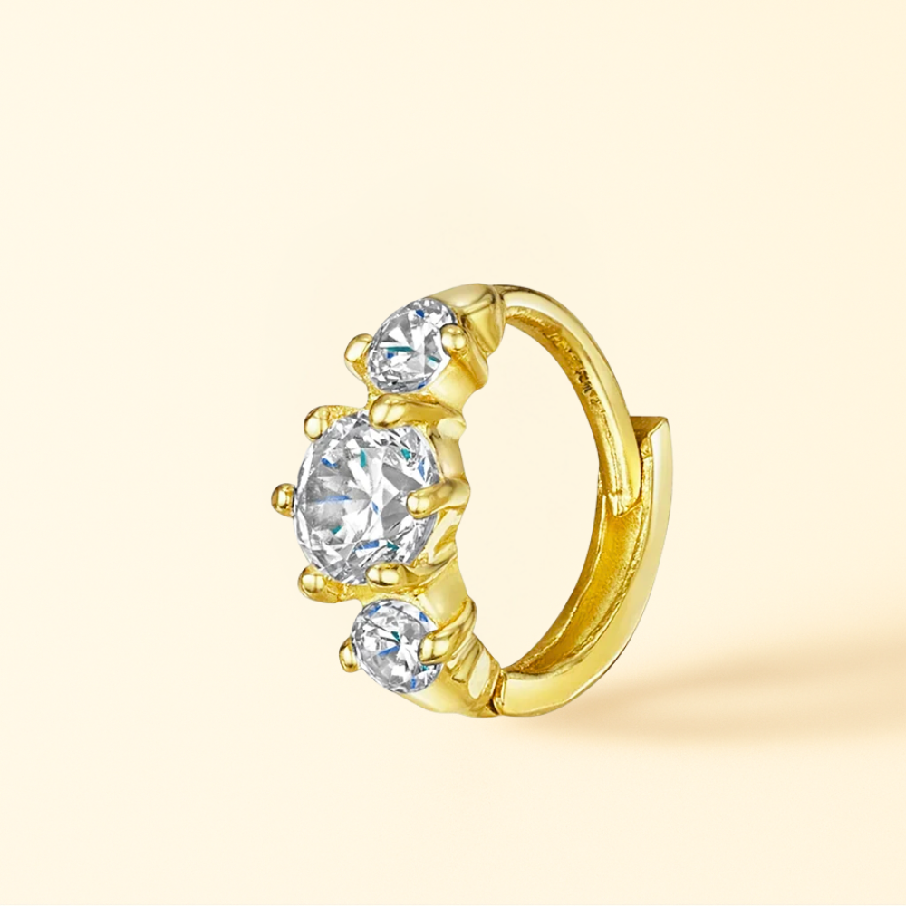 Piercing Hoop Conch Or 18K • Anneau Élégant