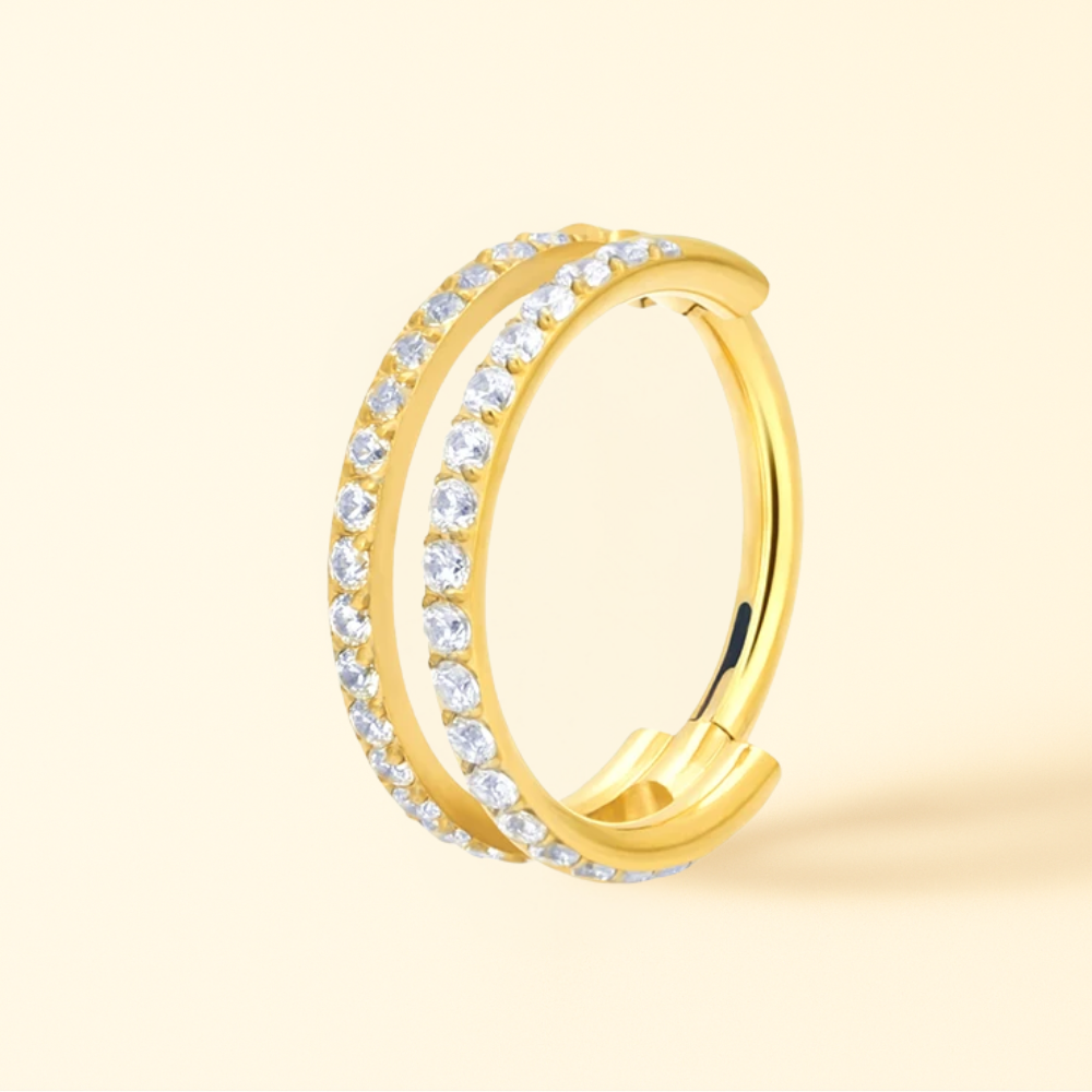 Piercing 2 Anneaux • Double Hoop Fin