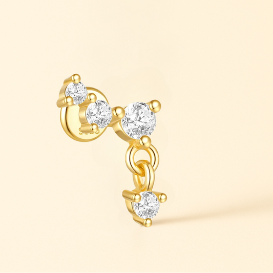 Piercing Hélix Or 18K • Tragus, Rook