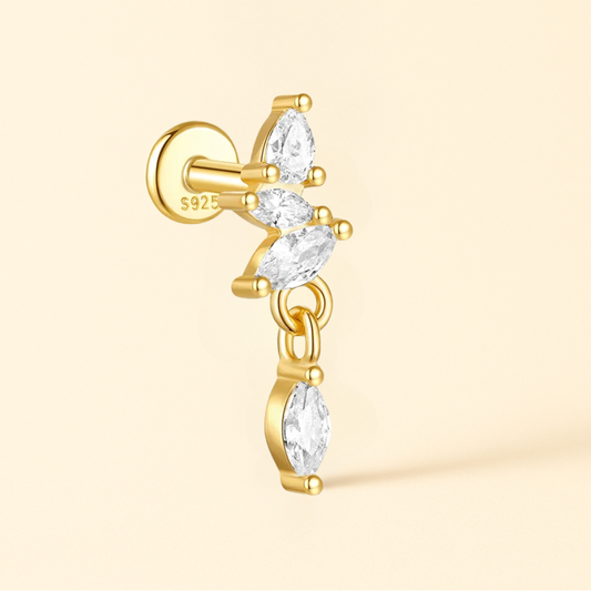 Piercing Oreille Or 18K • Look Discret