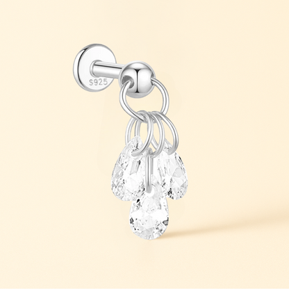 Piercings Gouttes D'eau Or 18k • Lobe, Helix