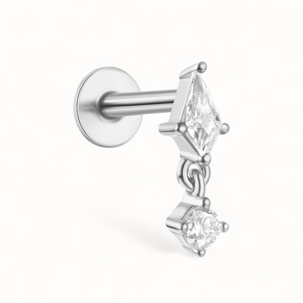 Piercing Puce Or 18K • Style Classique