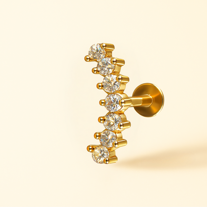 Piercing hélix barrette • Or 18k