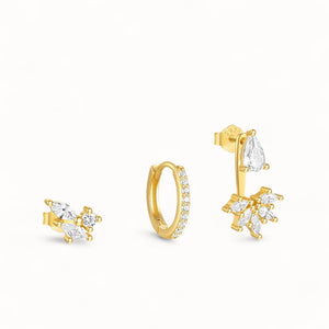 Piercings Pendentifs 3 pcs • plaqué or 18k