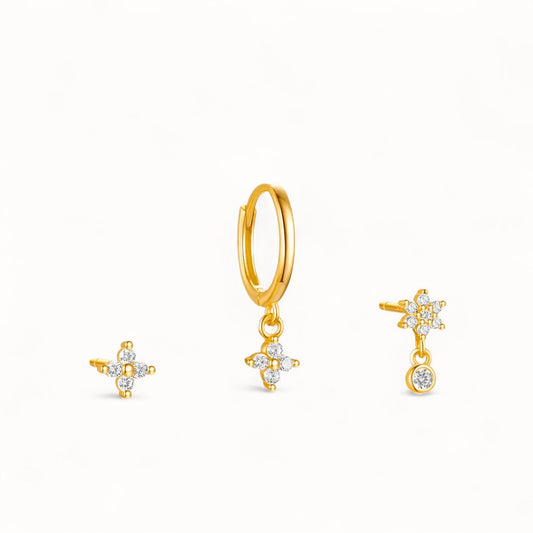 Set Bijoux Oreille Or 18k • Lobe & Hélix