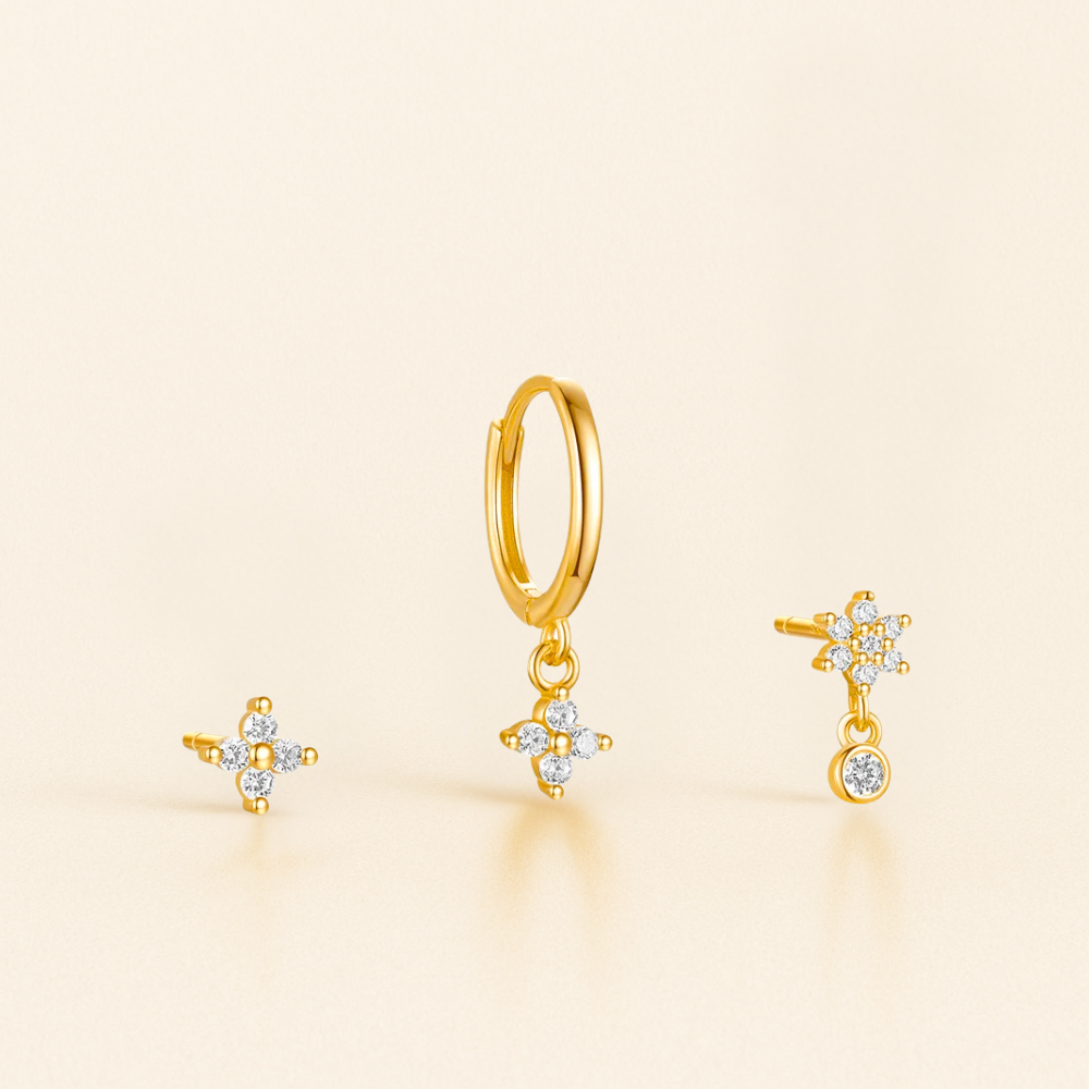 Set Bijoux Oreille Or 18k • Lobe & Hélix